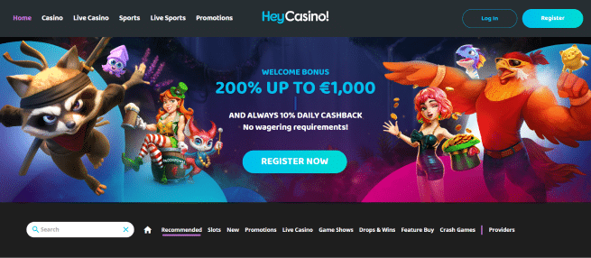 Heycasino casino betrouwbaar